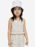 23N1-030 H&M 2-piece Cotton Set - Đồ bộ cho bé gái