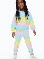 23N1-048 H&M 2-piece Sweatshirt Set - Đồ bộ cho bé gái