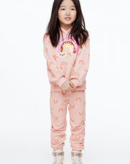 23N1-047 H&M 2-piece Sweatshirt Set - 8-10 tuổi