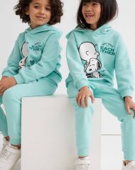 23N1-046 H&M 2-piece Printed Sibling Set - Đồ bộ cho bé trai