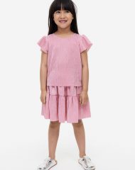 23N1-038 H&M 2-piece Shimmery Set - 6-8 tuổi