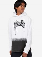 23N1-113 H&M Printed Hoodie - Từ 14 tuổi trở lên