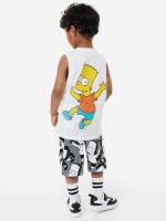 23N1-105 H&M 2-piece printed set - 4-6 tuổi
