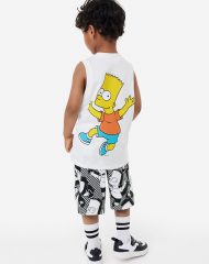 23N1-105 H&M 2-piece printed set - 4-6 tuổi