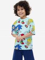 23N1-100 H&M 2-piece Printed Set - Đồ bộ cho bé trai
