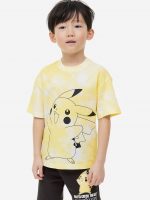 23N1-099 H&M 2-piece Printed Set - Đồ bộ cho bé trai