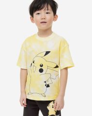 23N1-099 H&M 2-piece Printed Set - Đồ bộ cho bé trai
