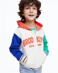 23N1-096 H&M Hooded Jacket - Áo Khoác - Áo lạnh - Áo len bé trai