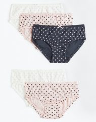 23N1-080 H&M 5-pack Cotton Briefs - 6-8 tuổi