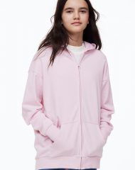 23N1-074 H&M Oversized Hooded Jacket - Từ 14 tuổi trở lên