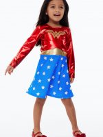 23N1-067 H&M Print-motif Costume Dress - Váy, đầm bé gái