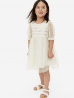 23N1-060 H&M Embellished Tulle Dress - 8-10 tuổi