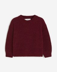 23D1-006 H&M Knit Chenille Sweater - Áo khoác - Áo lạnh - Áo len bé gái