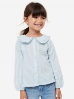 23D1-007 H&M Collared blouse - 8-10 tuổi