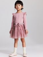 23D1-031 H&M 2-piece Tulle Set - Váy, đầm bé gái