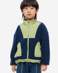 23D1-049 H&M Oversized Fleece Jacket - 6-8 tuổi
