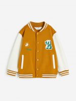 23D1-046 H&M Printed Baseball Jacket - Áo Khoác - Áo lạnh - Áo len bé trai