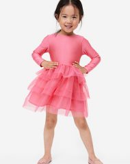 23D1-029 H&M Dress with Tulle Skirt - 2-4 tuổi