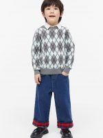 23D1-044 H&M Jacquard-knit Sweater - Áo Khoác - Áo lạnh - Áo len bé trai