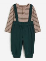 23D1-037 H&M 2-piece Cotton Set - Đồ bộ cho bé trai