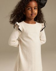 23D1-025 H&M Fine-knit Dress - 2-4 tuổi