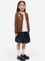 23D1-019 H&M Fine-knit cardigan - Áo khoác - Áo lạnh - Áo len bé gái