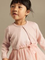 23D1-015 H&M Fine-knit Bolero Sweater - Áo khoác - Áo lạnh - Áo len bé gái