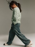 23D1-010 H&M Cable-knit Sweater - Áo khoác - Áo lạnh - Áo len bé gái