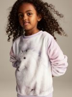 23D2-011 H&M Fleece Sweatshirt - Áo khoác - Áo lạnh - Áo len bé gái