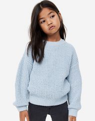 23D2-016 H&M Knit Chenille Sweater - 8-10 tuổi