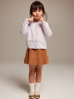 23D2-020 H&M Fine-knit Cotton Cardigan - Áo khoác - Áo lạnh - Áo len bé gái