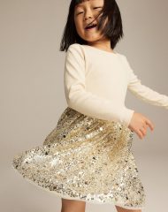 23D2-031 H&M Sequined Jersey Dress - 4 tuổi