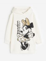 23D2-037 H&M Hooded Sweatshirt Dress - Váy, đầm bé gái