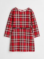 23D2-024 H&M Belted Jersey Dress - Váy, đầm bé gái