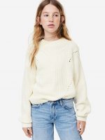 23D2-043 H&M Cotton-blend Sweater - Từ 14 tuổi trở lên