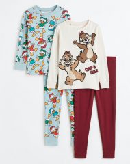 23D2-093 H&M 2-pack Printed Pajamas - BÉ TRAI