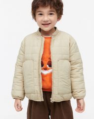 23D2-081 H&M Hooded Quilted Jacket - 6-8 tuổi
