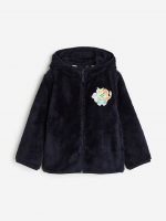 23D2-080 H&M Pile Hooded Jacket - Áo Khoác - Áo lạnh - Áo len bé trai