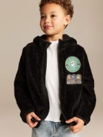 23D2-079 H&M Pile Hooded Jacket - Áo Khoác - Áo lạnh - Áo len bé trai