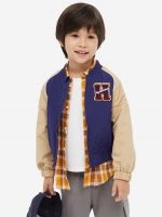23D2-078 H&M Color-block Nylon Jacket - 4-6 tuổi