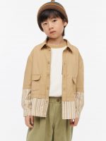 23D2-074 H&M Poplin Overshirt - Áo sơ mi bé trai