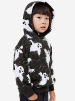 23D2-067 H&M Printed Hoodie - 2-4 tuổi