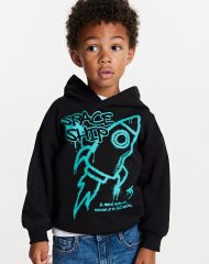 23D2-066 H&M Printed Hoodie - Áo thun bé trai