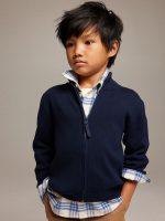 23D2-062 H&M Cardigan with Zipper - Áo Khoác - Áo lạnh - Áo len bé trai