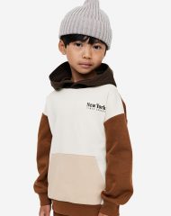 23D2-058 H&M Printed Hoodie - Áo Khoác - Áo lạnh - Áo len bé trai