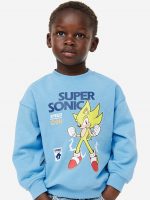 23D2-056 H&M Printed Sweatshirt - Áo Khoác - Áo lạnh - Áo len bé trai