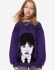 24L1-086 H&M Jacquard-knit Sweater - Áo khoác - Áo lạnh - Áo len bé gái