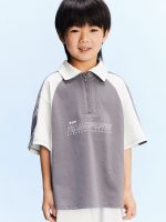 24L1-050 H&M COOLMAX® Half-Zip Polo Shirt - Áo thun bé trai