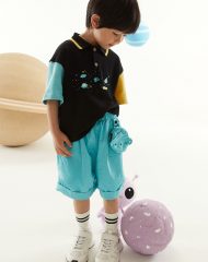24L1-046 H&M Appliquéd Polo Shirt - BÉ TRAI