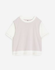24L1-037 H&M Oversized Double-layer T-shirt - Áo thun bé trai